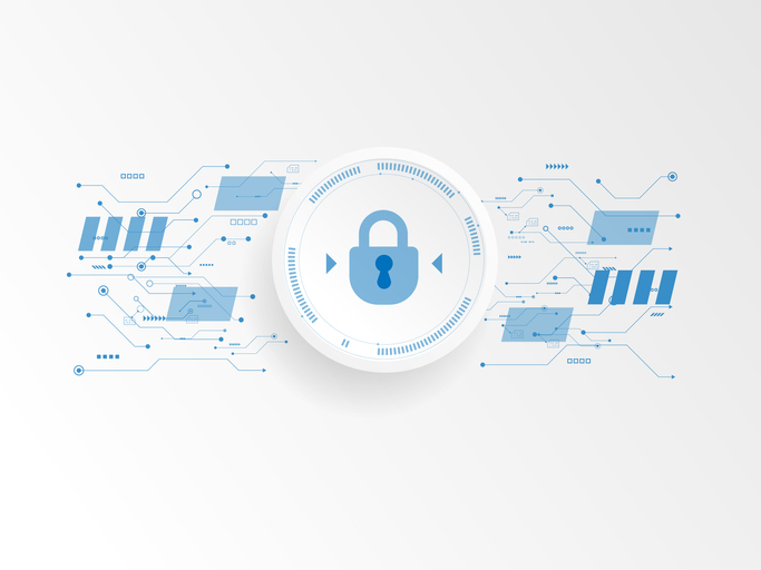 abstract technology background cyber security concept