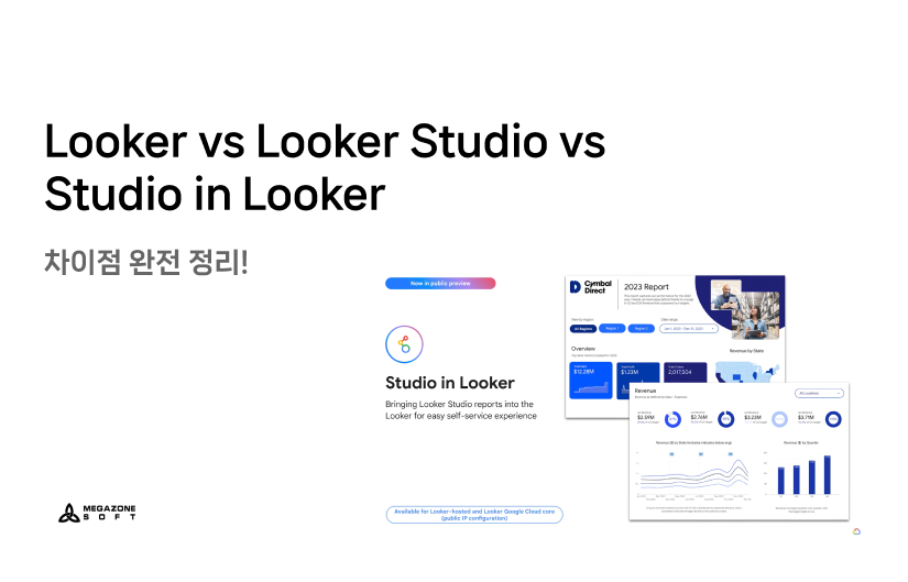 Looker vs Looker Studio vs Studio in Looker