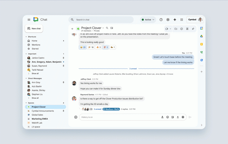 [Chat] Google Chat에서 스티커로 자신 표현하기 - Google Cloud 프리미어 파트너 메가존소프트